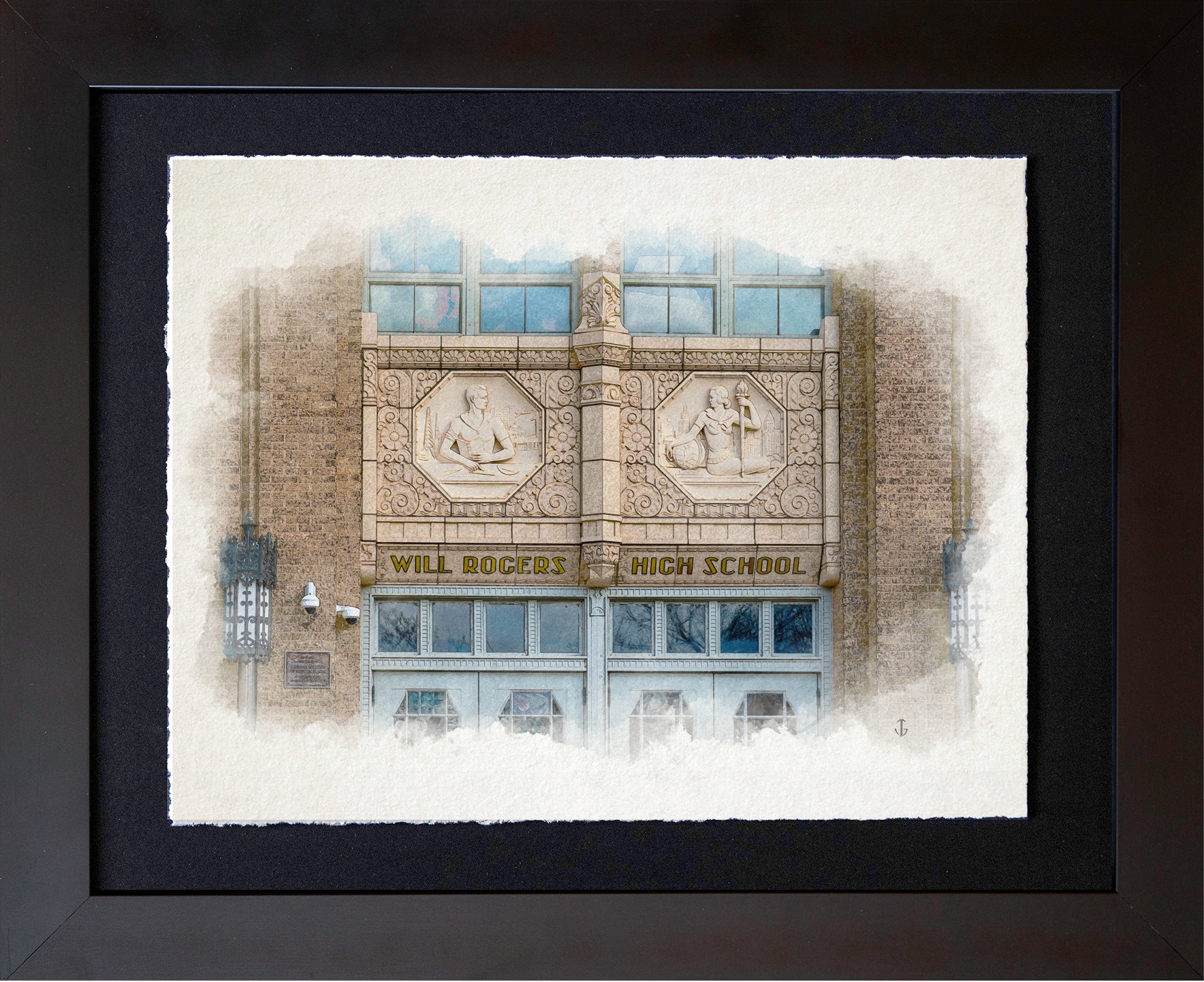 Tulsa, OK - Will Rogers High School | Entrance Frieze