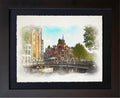 Amsterdam, Netherlands | Majestic Corner Building and Bridge