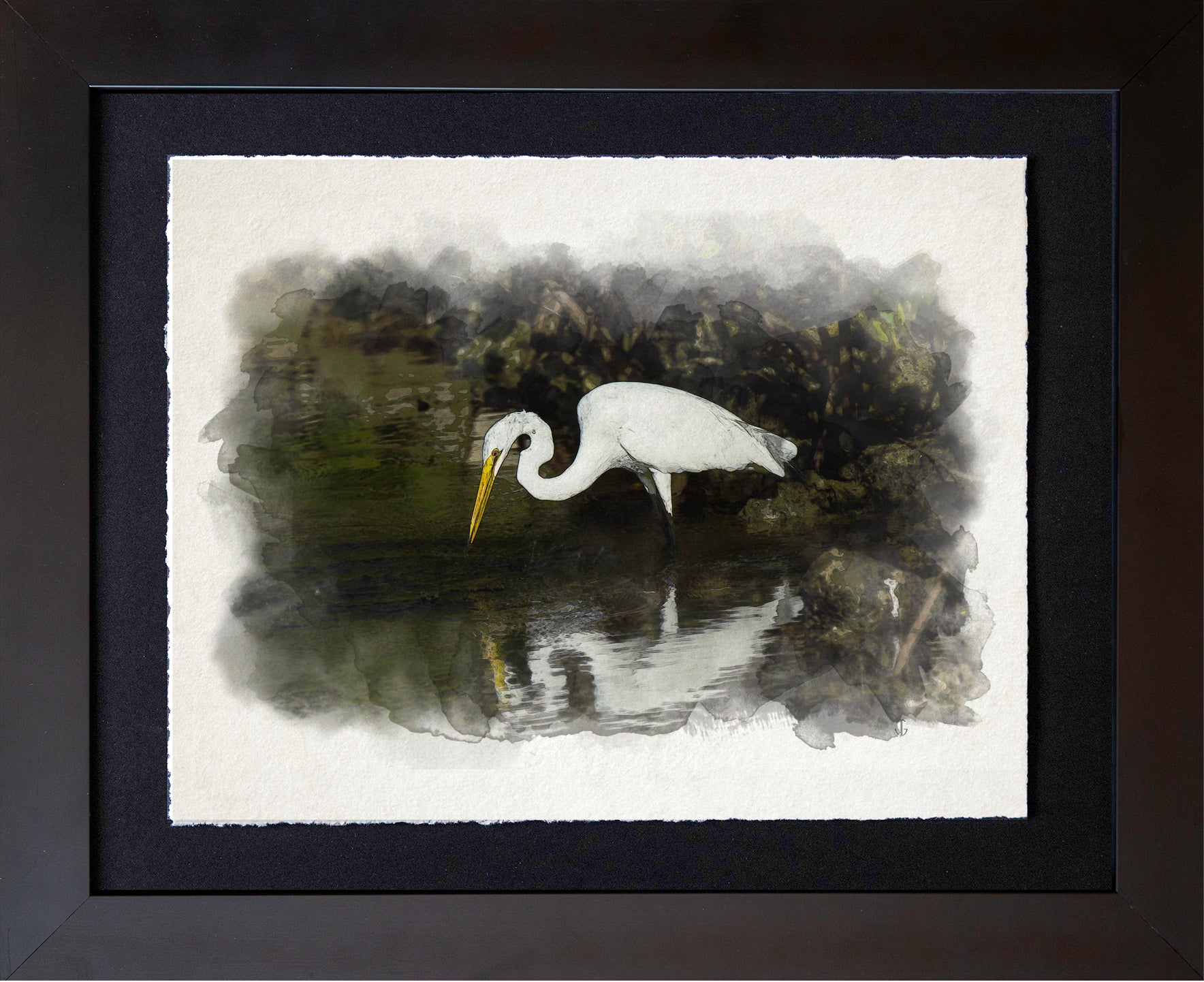 Sanibel Island, FL | Snowy Egret - Tidal Reflection