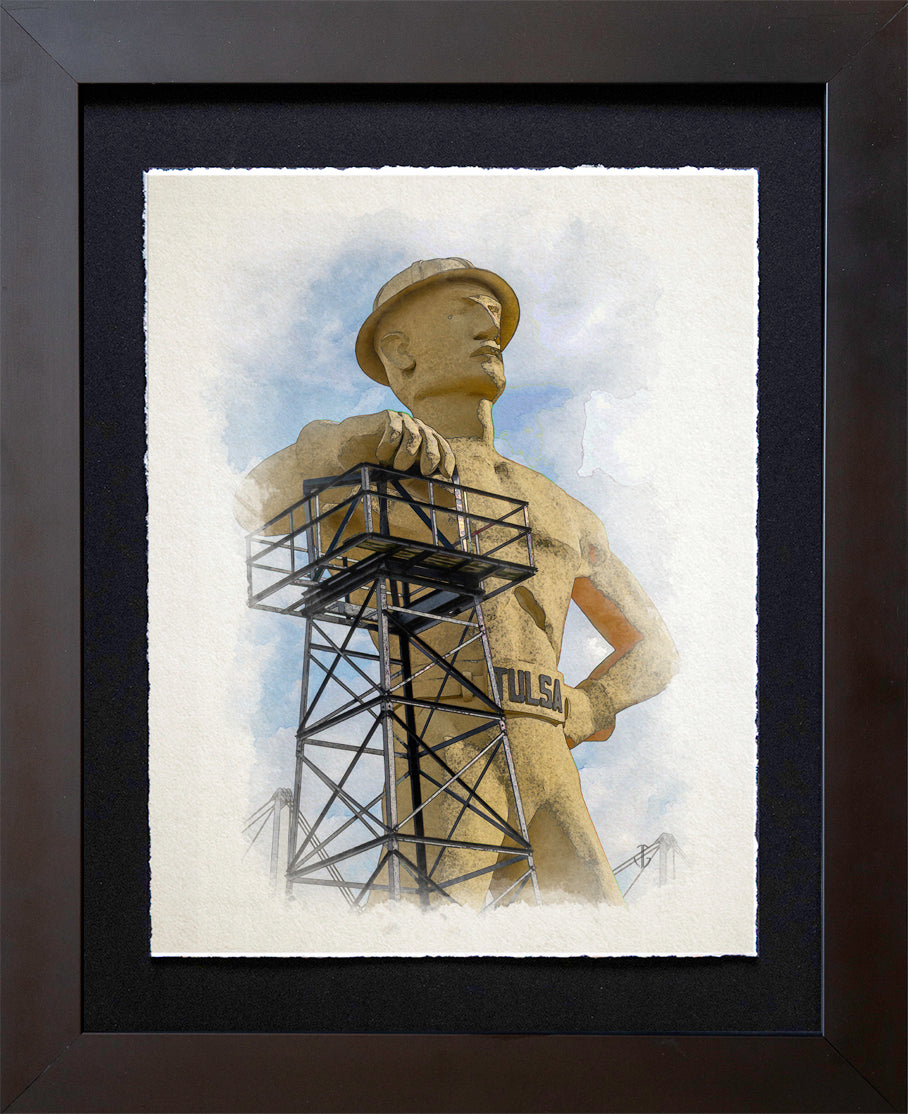 Route 66, OK - The Golden Driller | Structural Detail