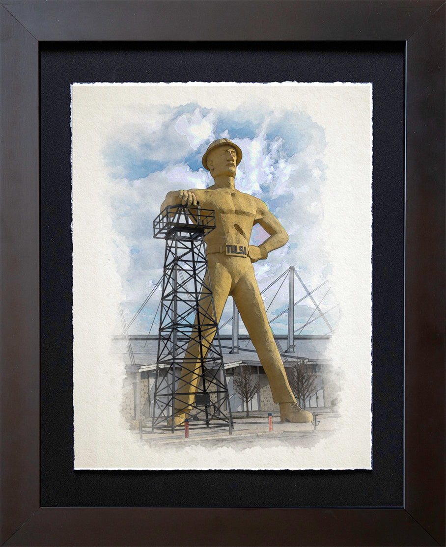 Route 66, OK - The Golden Driller | Tulsa Icon