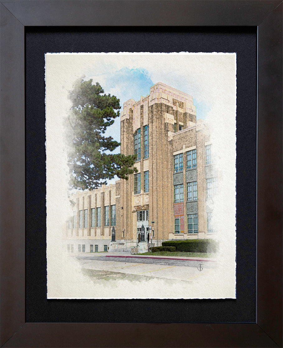 Tulsa, OK - Will Rogers High School | Corner Elevation Study