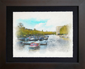 Amsterdam, Netherlands | Canal Basin with Moored Boats
