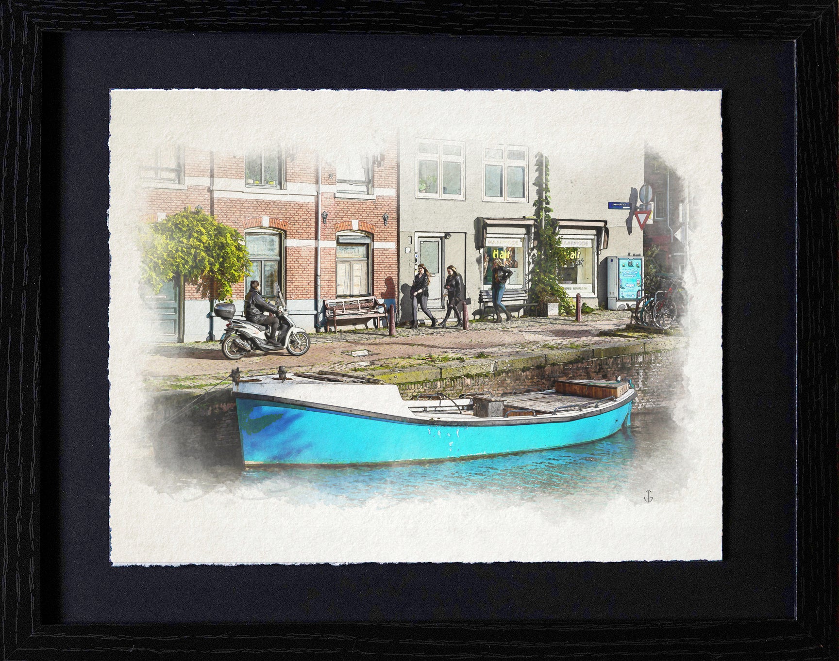 Amsterdam, Netherlands | Blue Boat