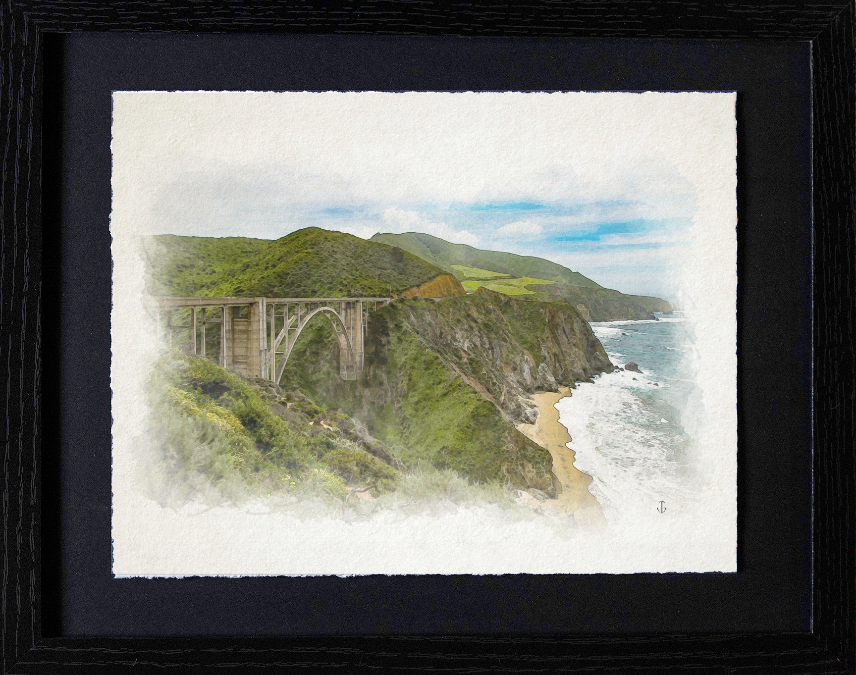 Highway 1, CA | Bixby Bridge in Green
