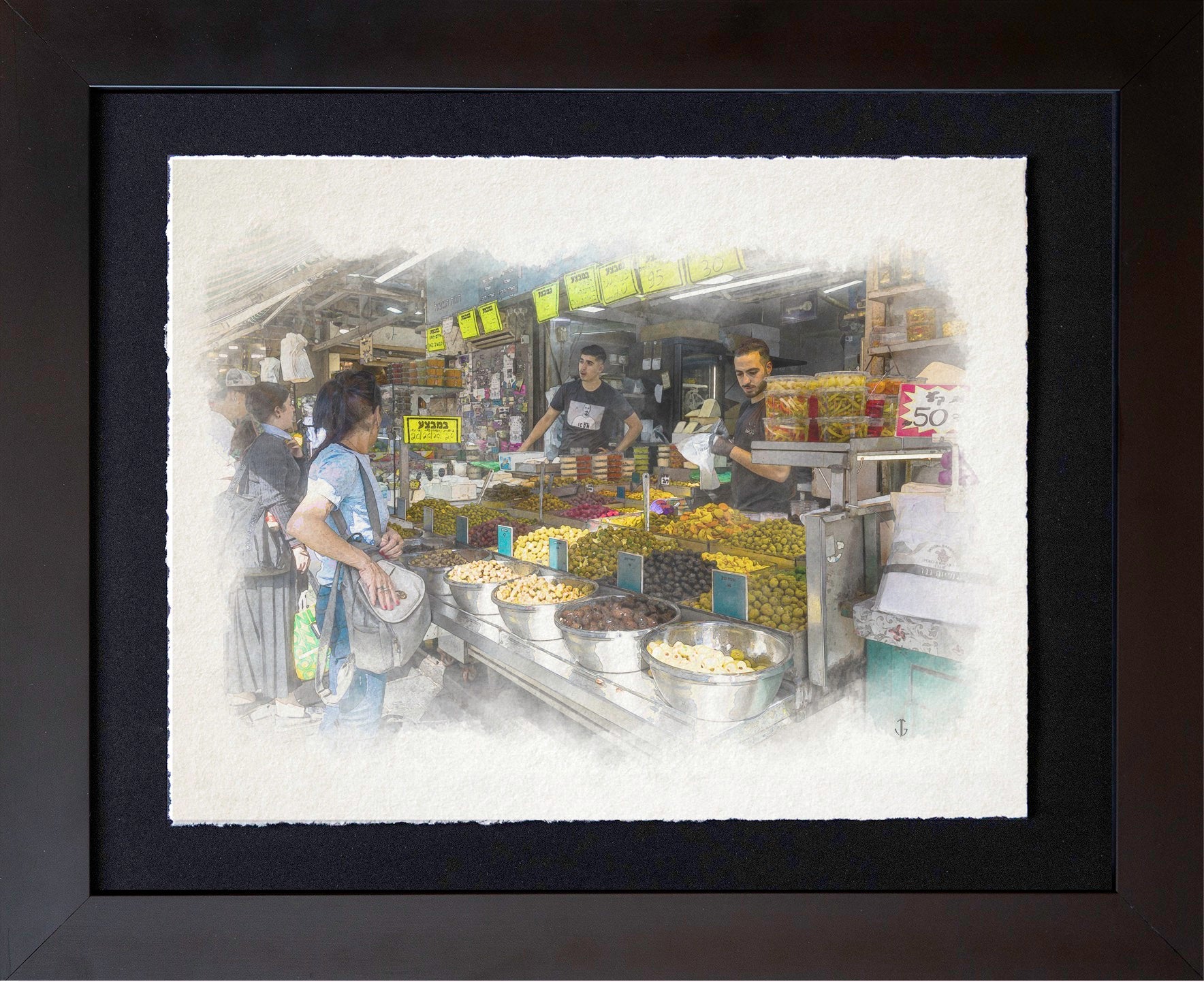 Jerusalem, ISR | Mahaneh Yehudah Market More Olives